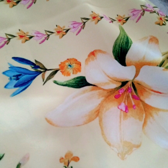 Rachel Zoe Bohemian Floral Satin Aline skirt - Picture 8 of 8